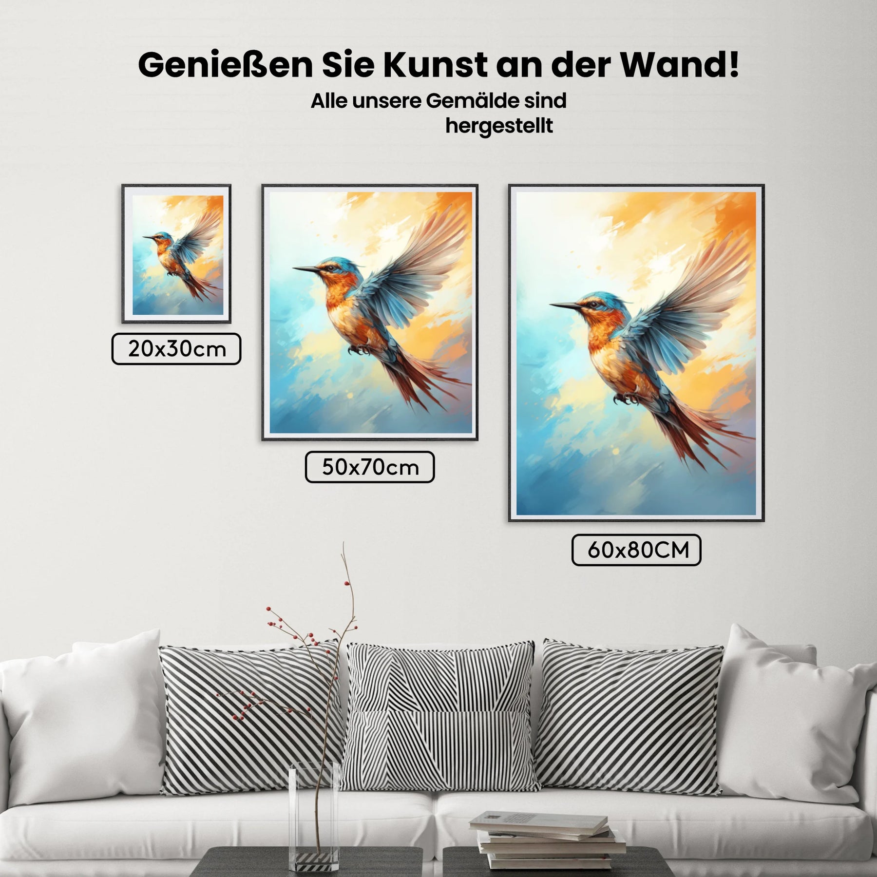 Schöner Vogel - Malen nach Zahlen
