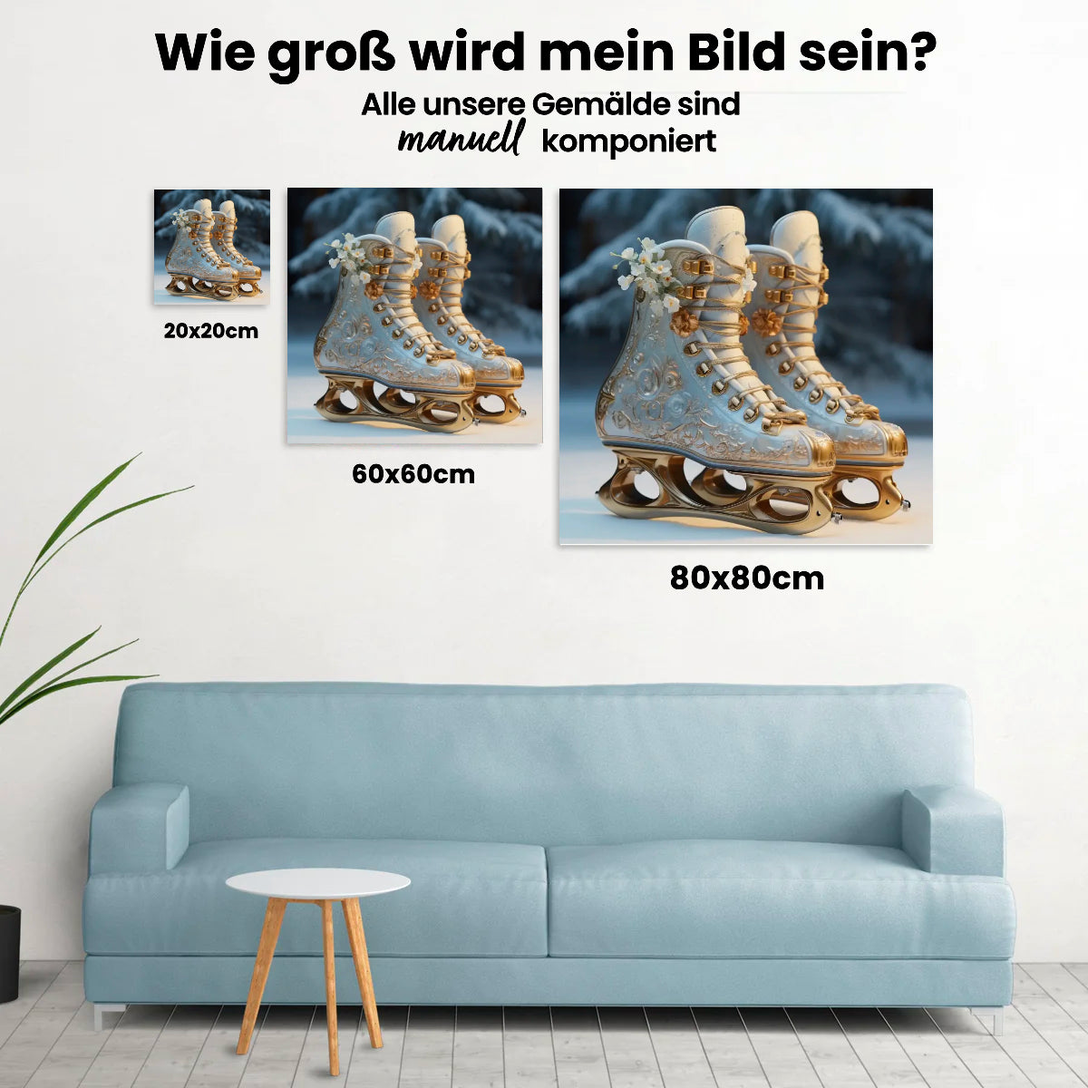 Skating-Schuhe - Malen nach Zahlen