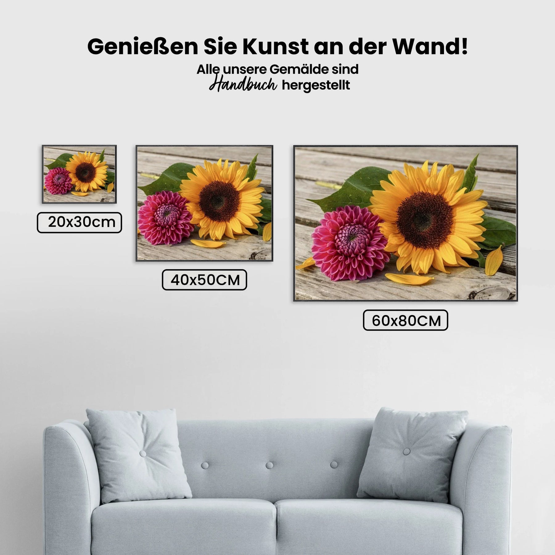 Sommer Blumen - Malen nach Zahlen