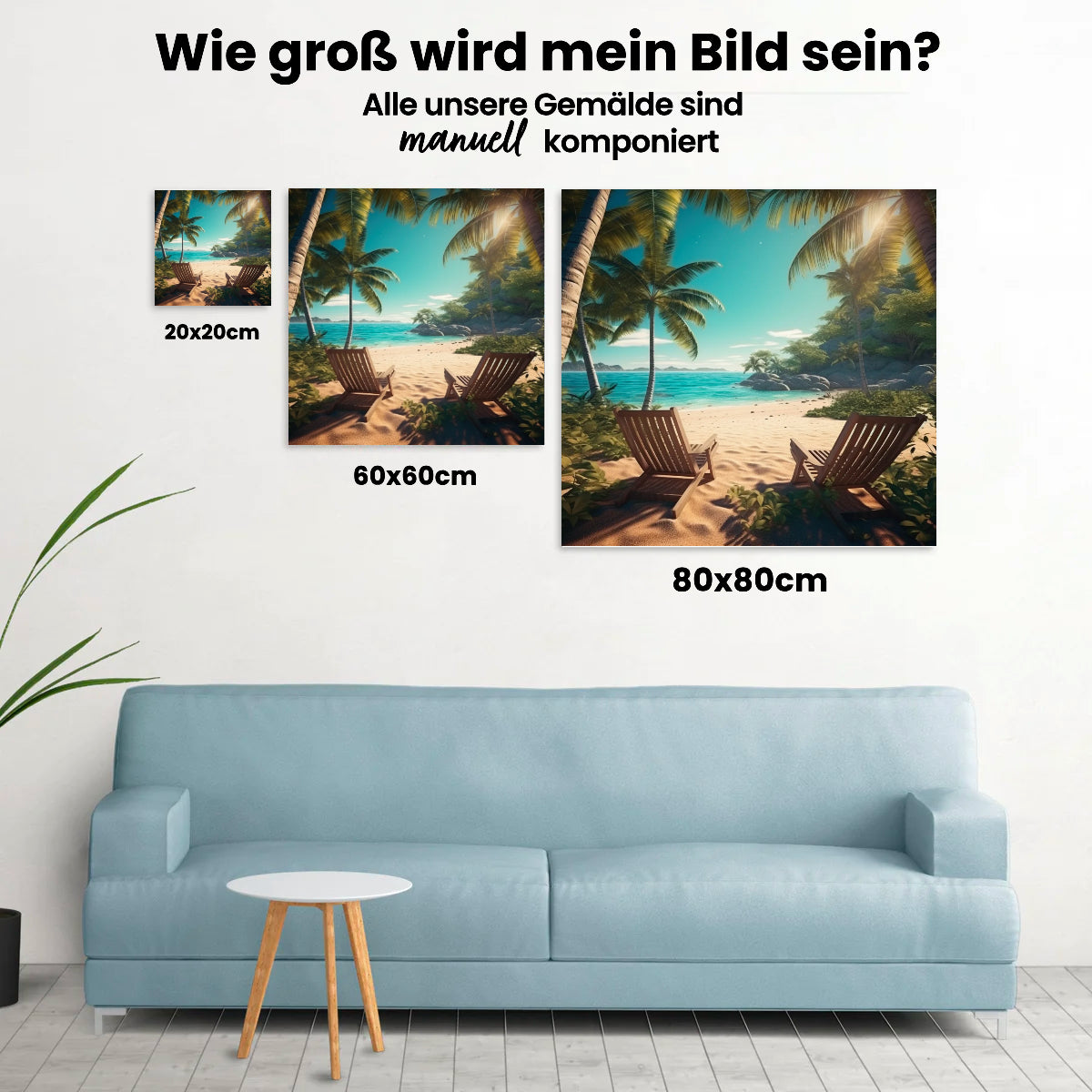 Strandliegen - Malen nach Zahlen