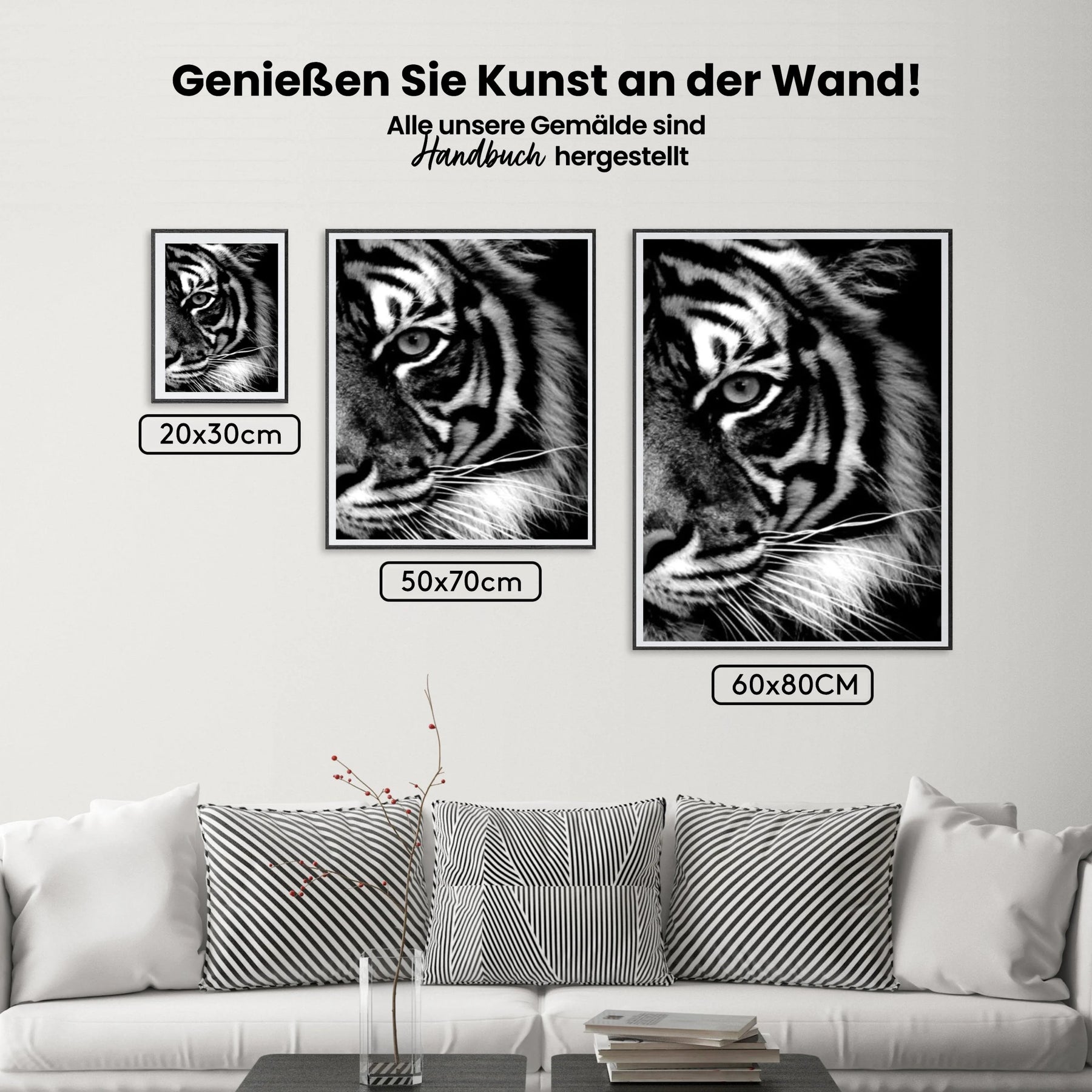 Tiger - Malen nach Zahlen