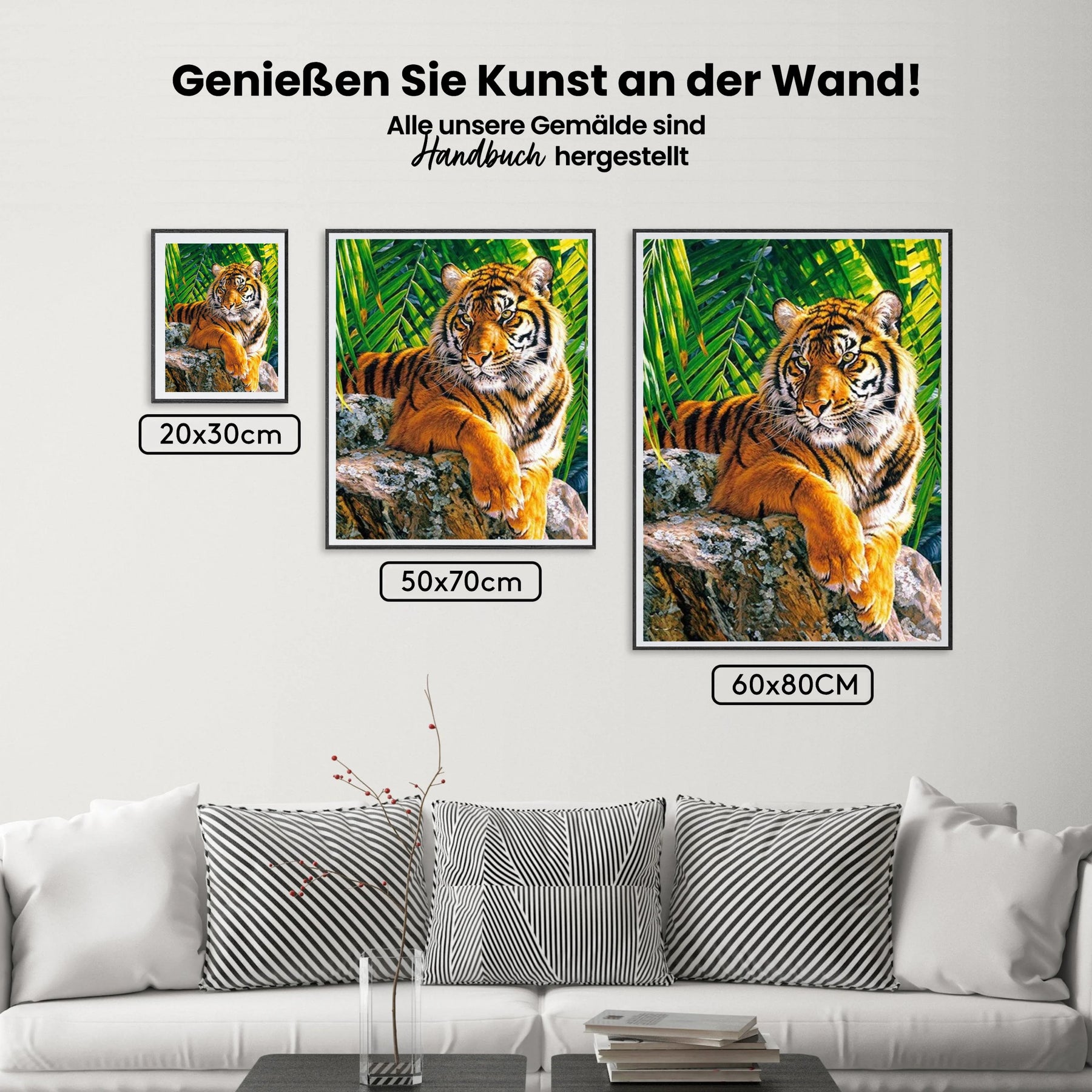 Tiger - Malen nach Zahlen