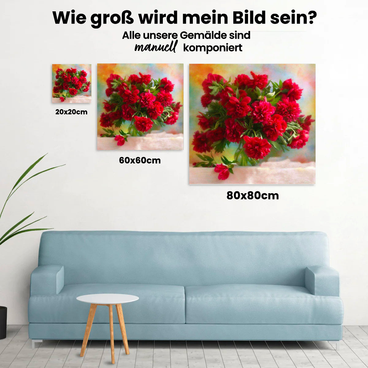 Topf mit Blumen - Malen nach Zahlen