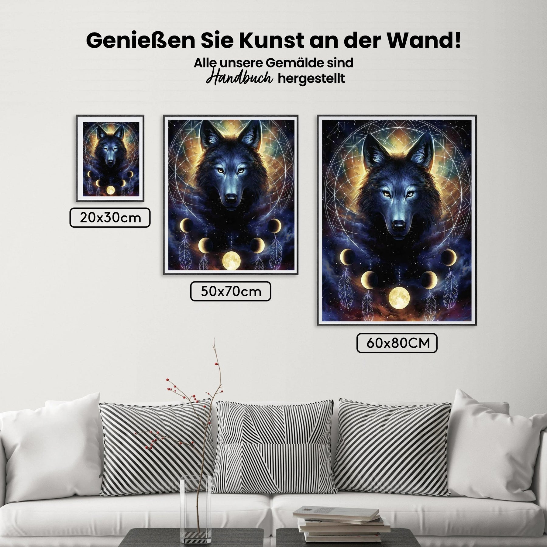 Universum Wolf - Malen nach Zahlen