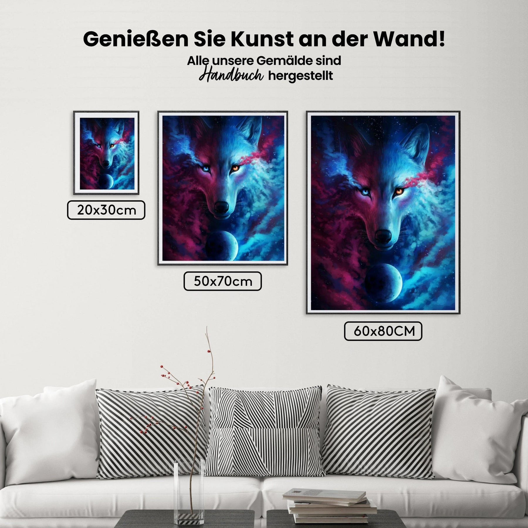 Universum Wolf - Malen nach Zahlen