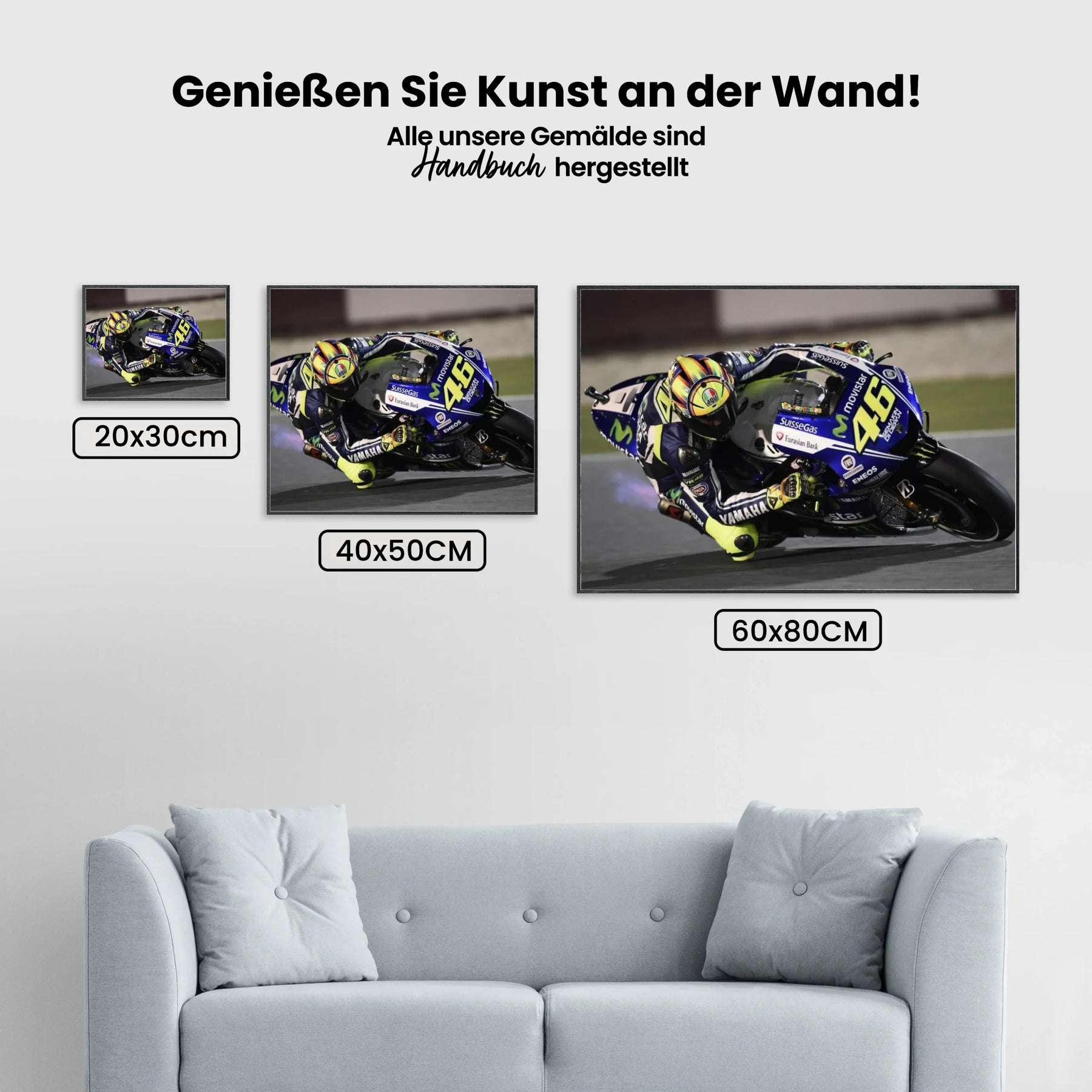 Valentino Rossi 2 - Malen nach Zahlen