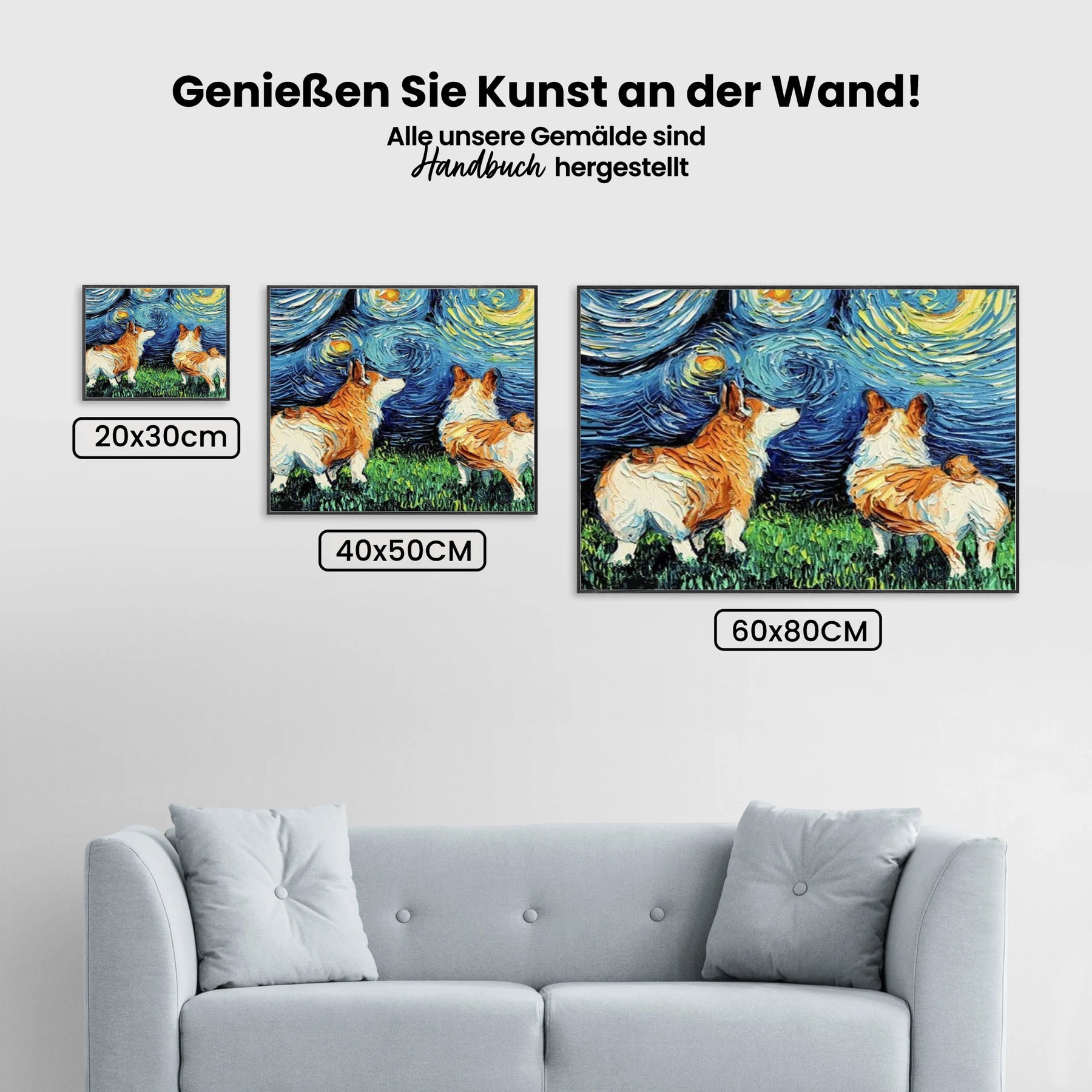 Walisischer Corgi Pembroke - Malen nach Zahlen