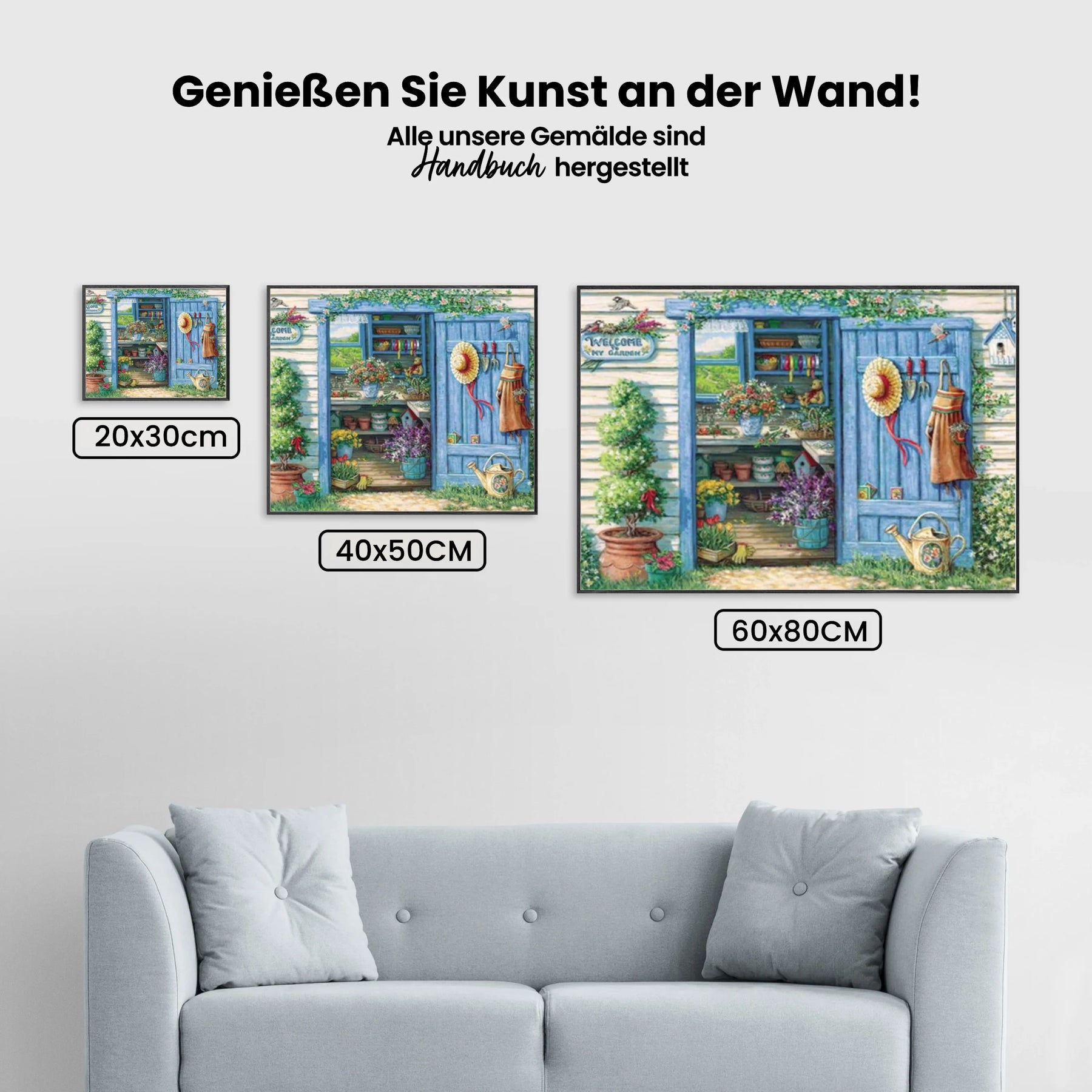 Welcome My Garden - Malen nach Zahlen