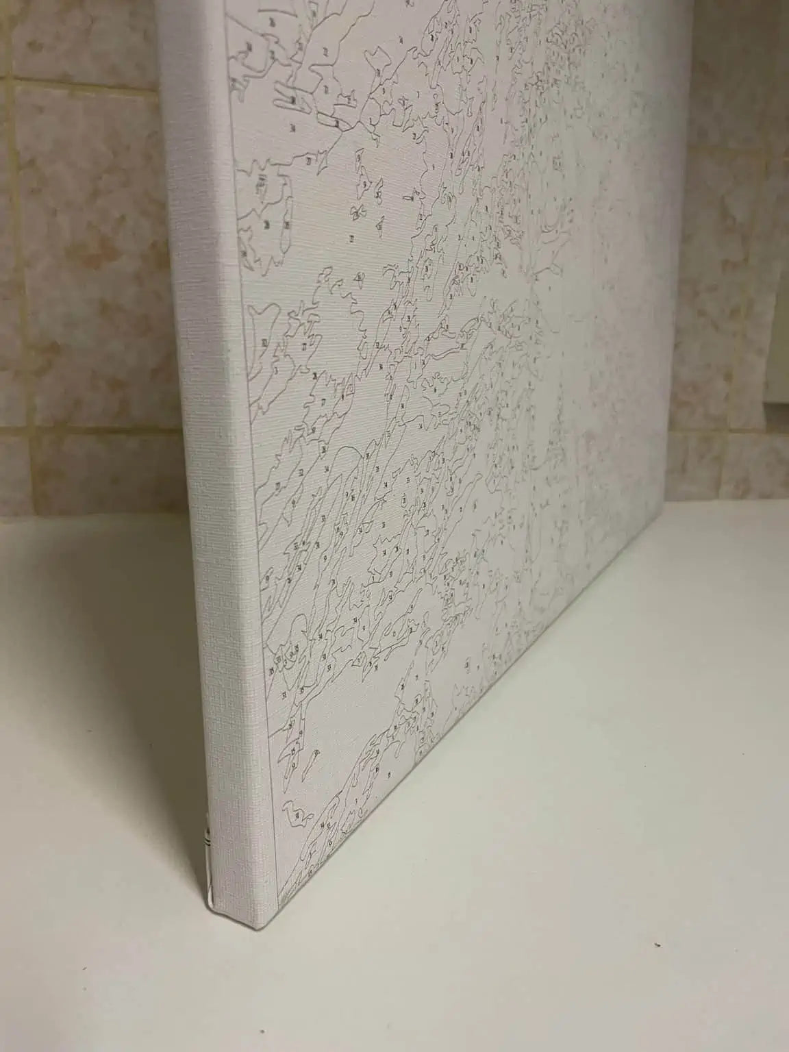 Måla efter siffror DIY-ram