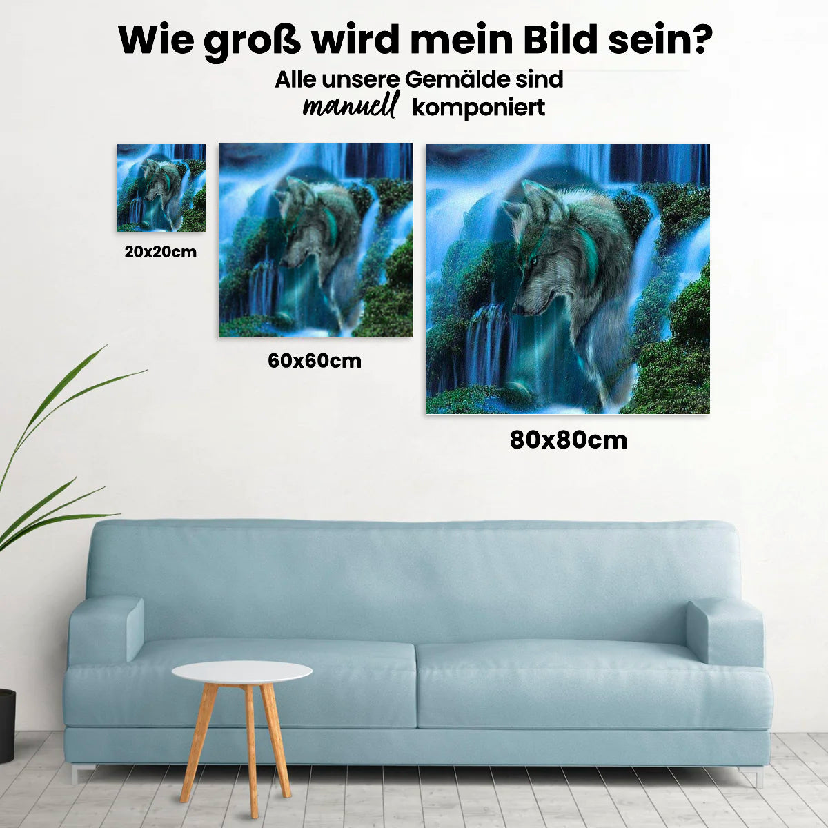 Wolf - Malen nach Zahlen