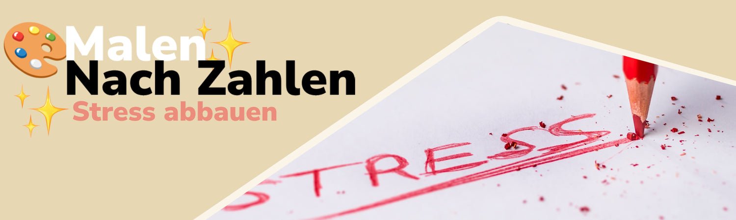 Wie kann man durch Malen nach Zahlen Stress abbauen?