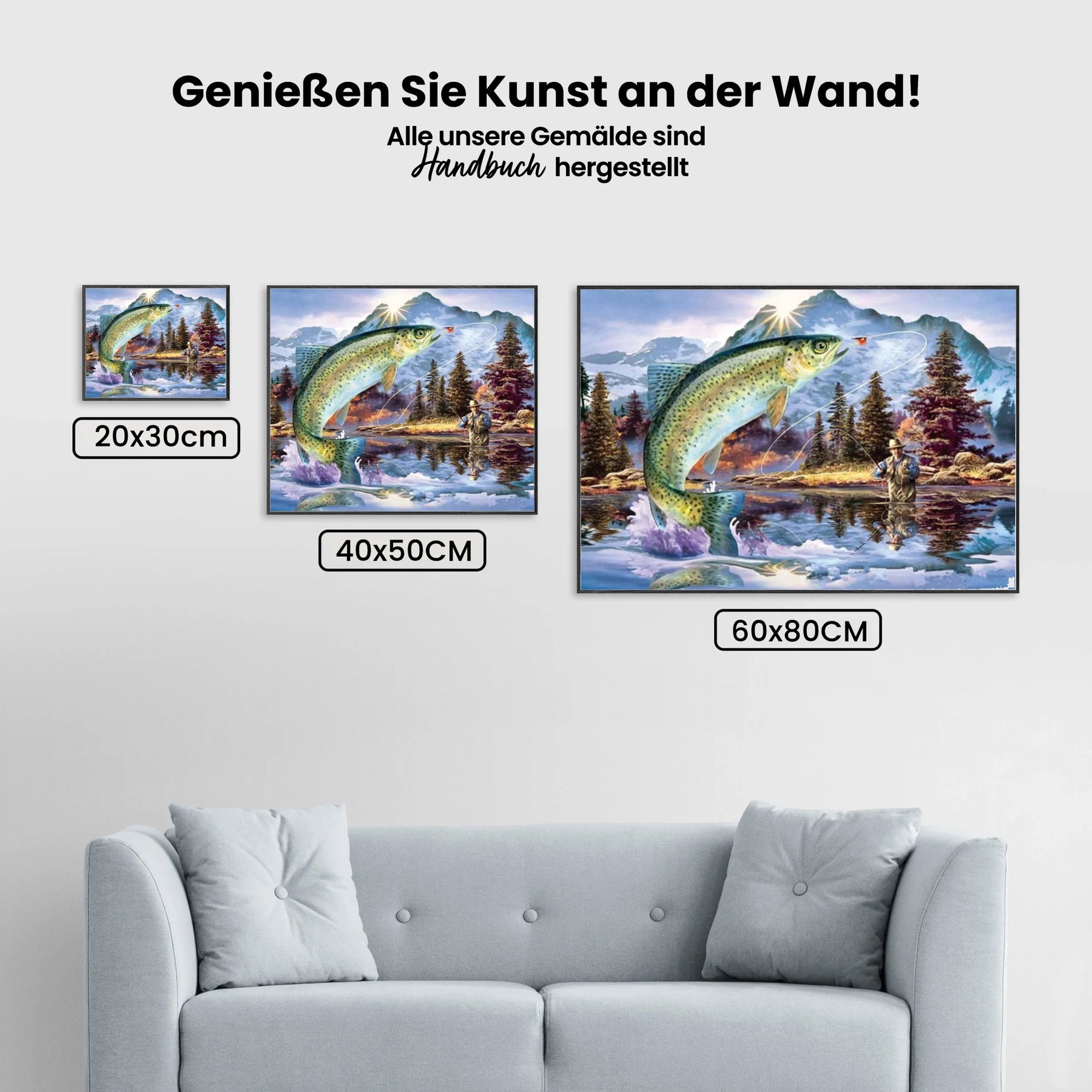 Angeln Im Meer - Malen nach Zahlen