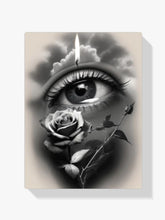 Auge - Rose - Malen nach Zahlen