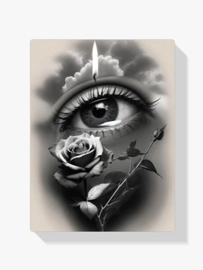 Auge - Rose - Malen nach Zahlen