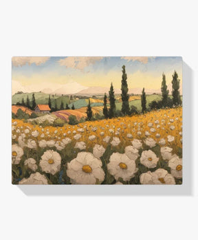 Måla efter siffror - Blomning på landsbygden