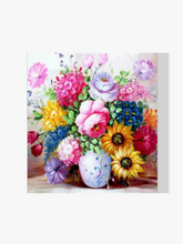 Blumen In Vase - Malen nach Zahlen