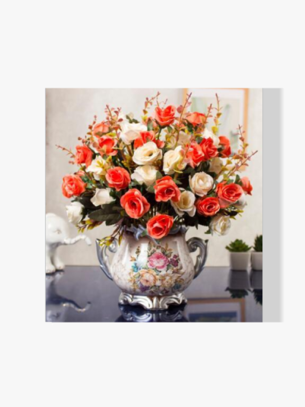 Blumen In Vase - Malen nach Zahlen