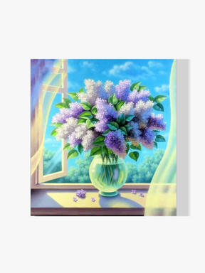 Blumen In Vase - Malen nach Zahlen
