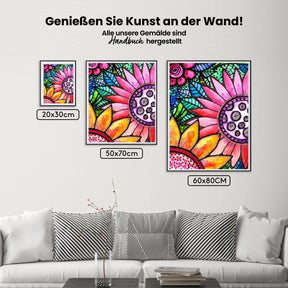 Blumen - Malen nach Zahlen
