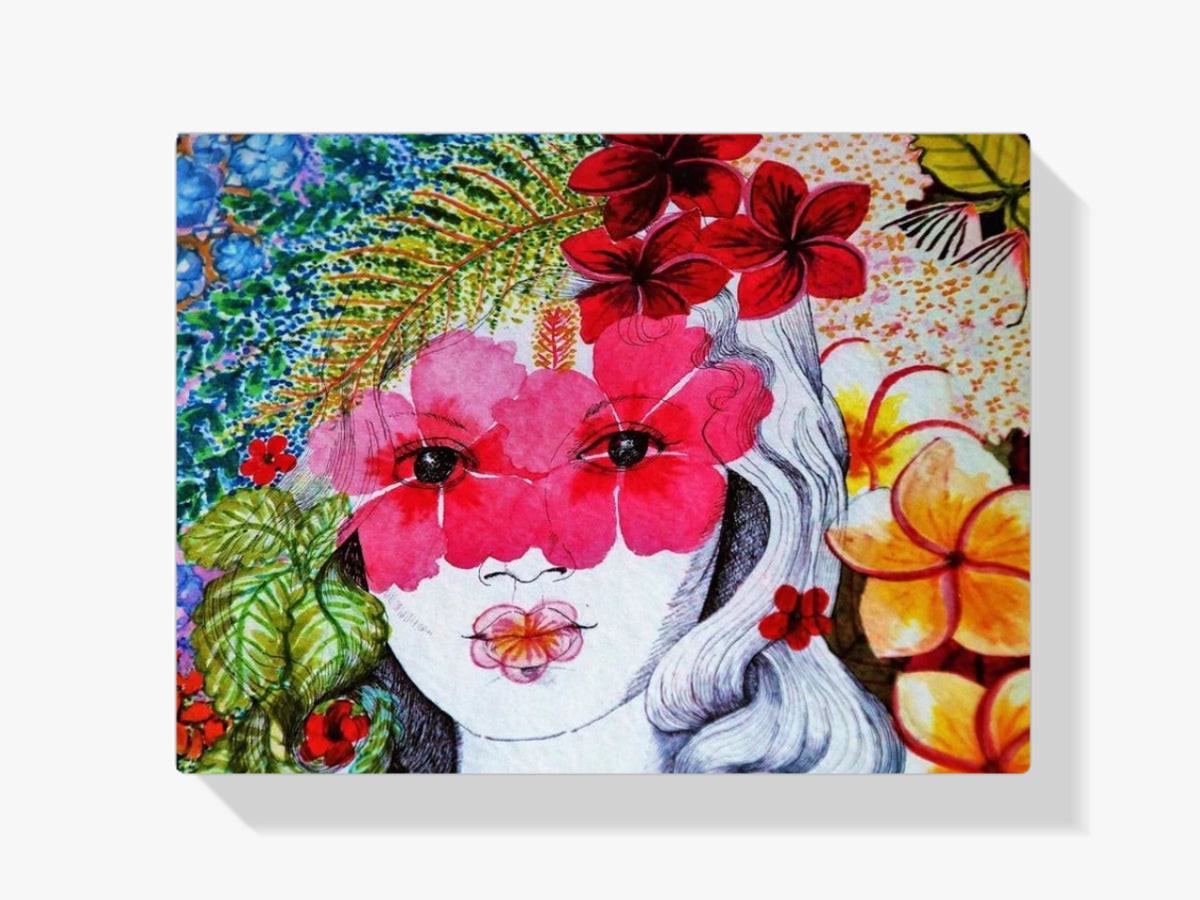 Blumenmädchen - Malen nach Zahlen