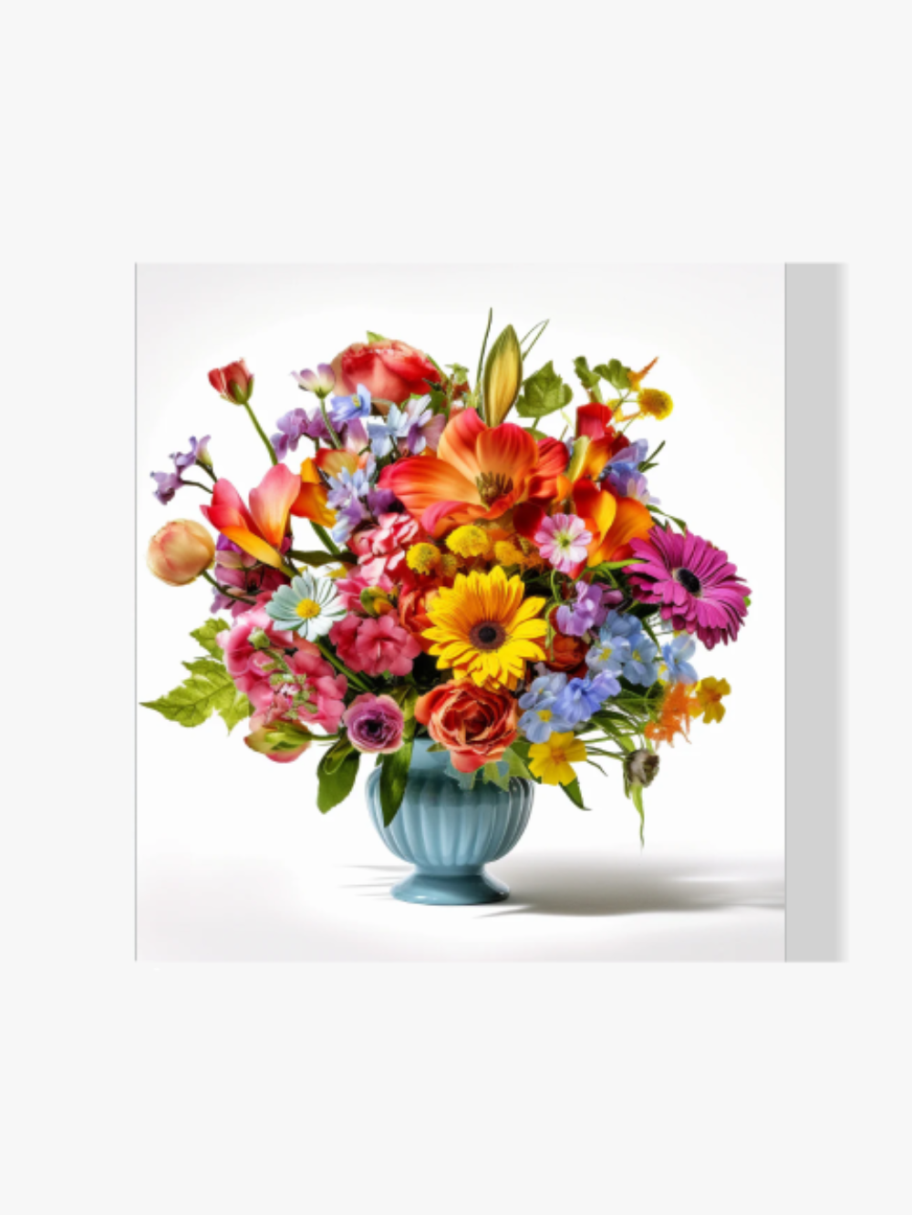 Blumenstrauß - Malen nach Zahlen