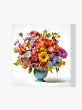 Blumenstrauß - Malen nach Zahlen