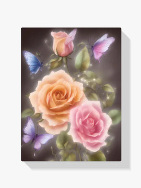 Bunte Blumen - Malen nach Zahlen