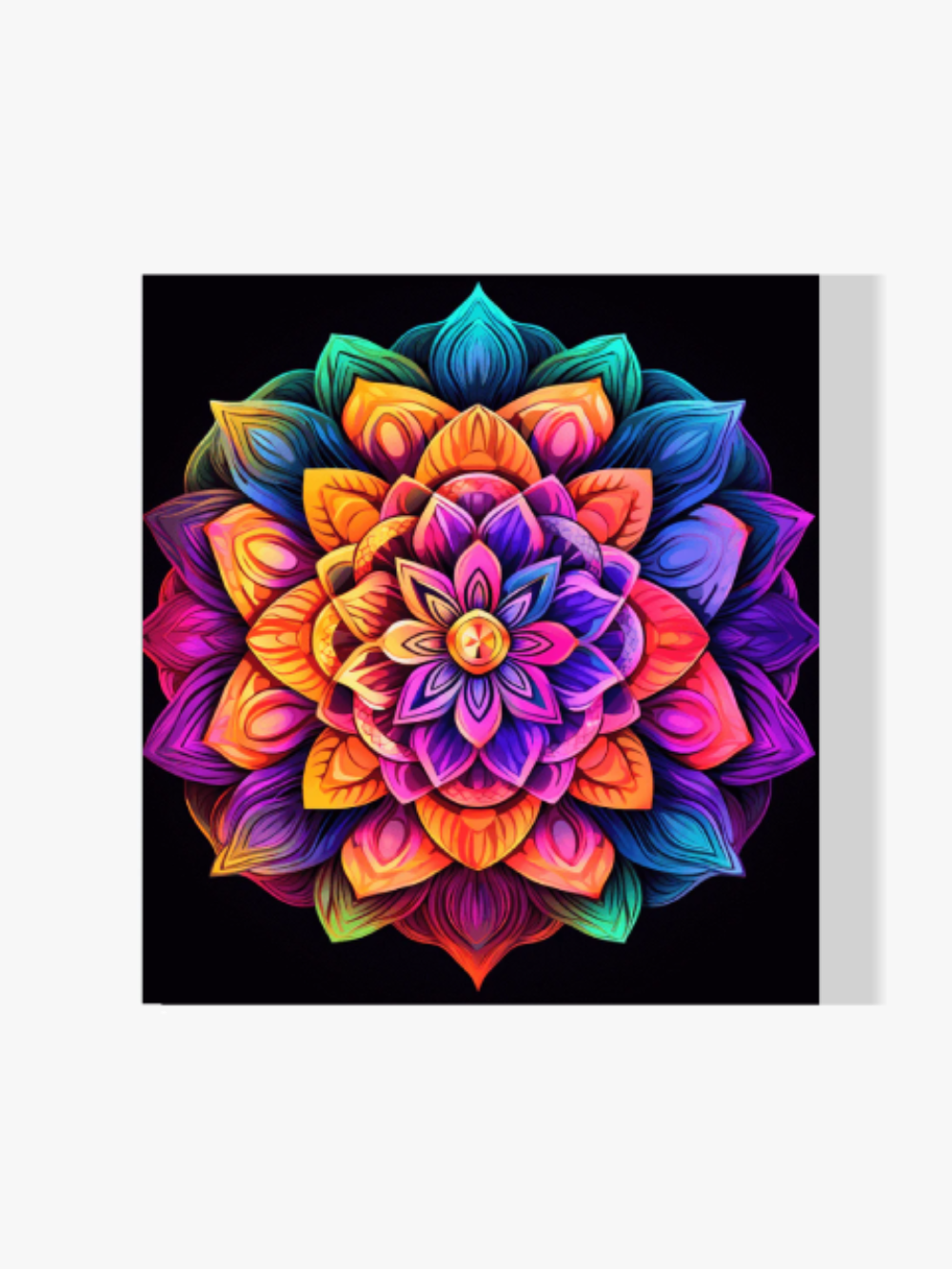 Buntes Mandala - Malen nach Zahlen