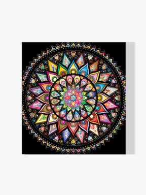 Buntes Mandala | Aurora Borealis - Malen nach Zahlen