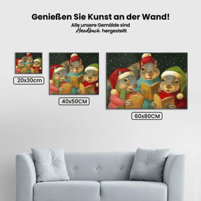 Eichhörnchen - Malen nach Zahlen