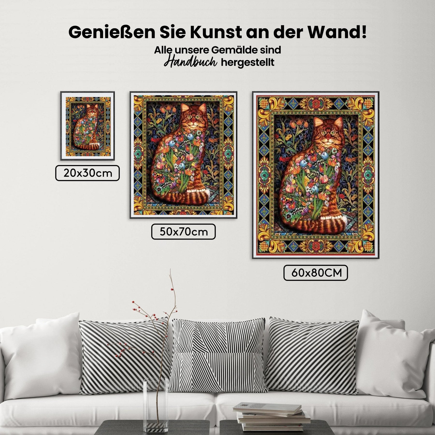 Fantasie-Katze - Malen nach Zahlen