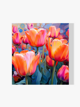 Farbige Tulpen - Malen nach Zahlen