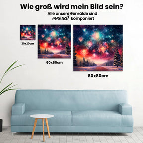 Feuerwerk - Malen nach Zahlen