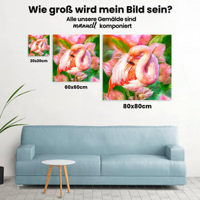 Flamingo - Malen nach Zahlen