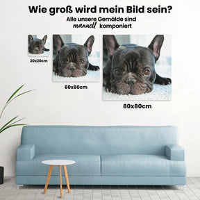 Französische Bulldogge - Malen nach Zahlen