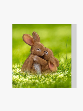Hase kuscheln - Malen nach Zahlen