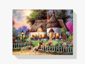 Hütte - Malen nach Zahlen