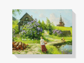 Hütte - Malen nach Zahlen