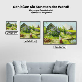 Hütte - Malen nach Zahlen