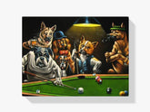 Hunde Billard - Malen nach Zahlen