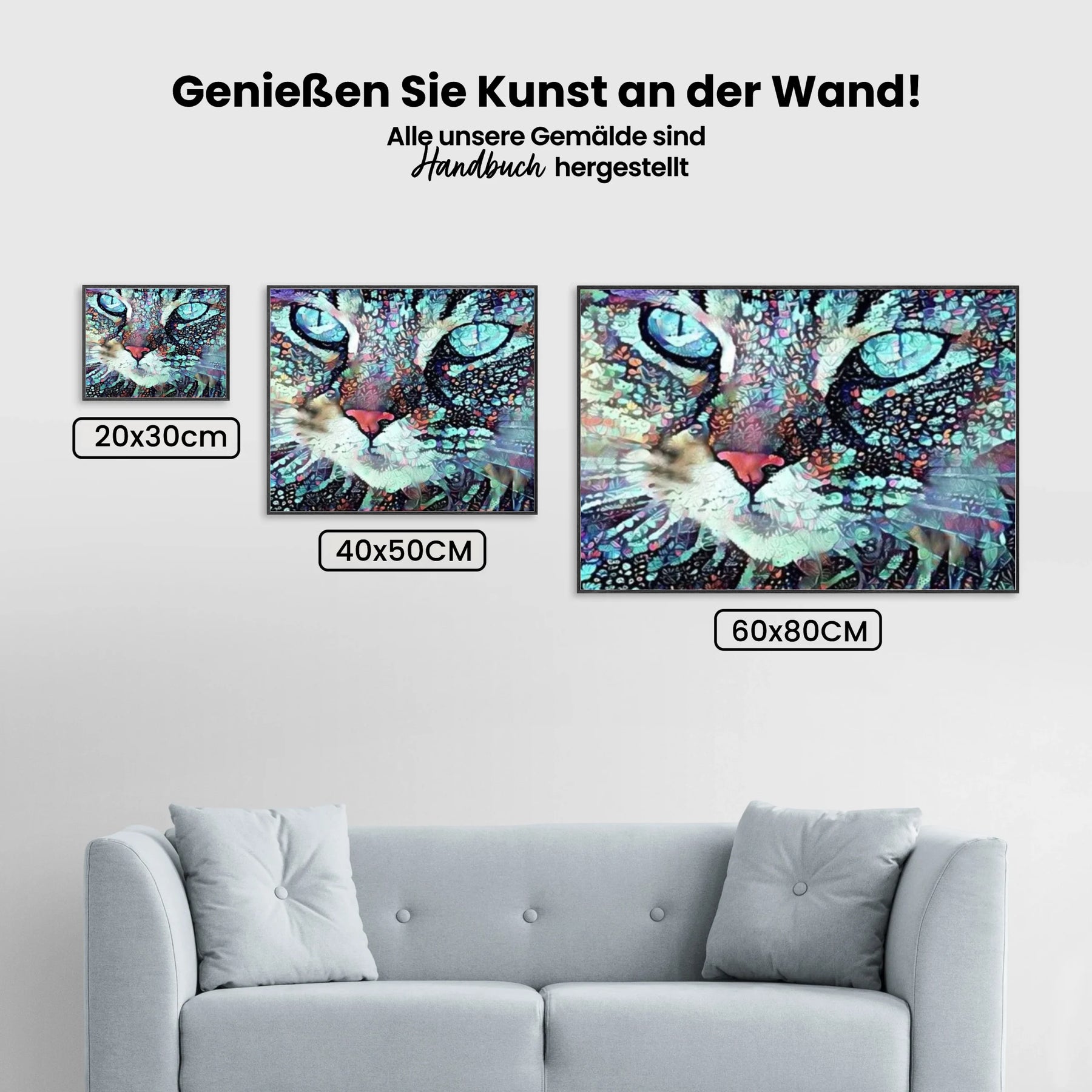 Katze - Malen nach Zahlen