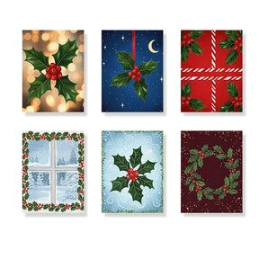 Måla efter siffror - 6 minimålningar | Set med abstrakta affirmationer