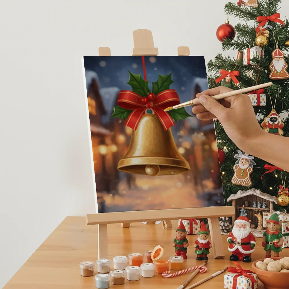 Måla efter siffror - 6 minimålningar | Set med abstrakta affirmationer