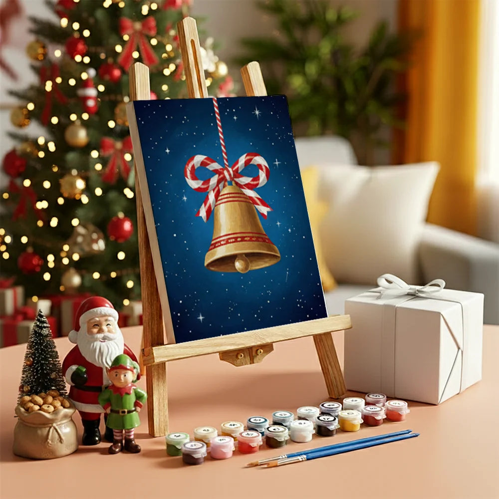 Måla efter siffror - 6 minimålningar | Set med abstrakta affirmationer