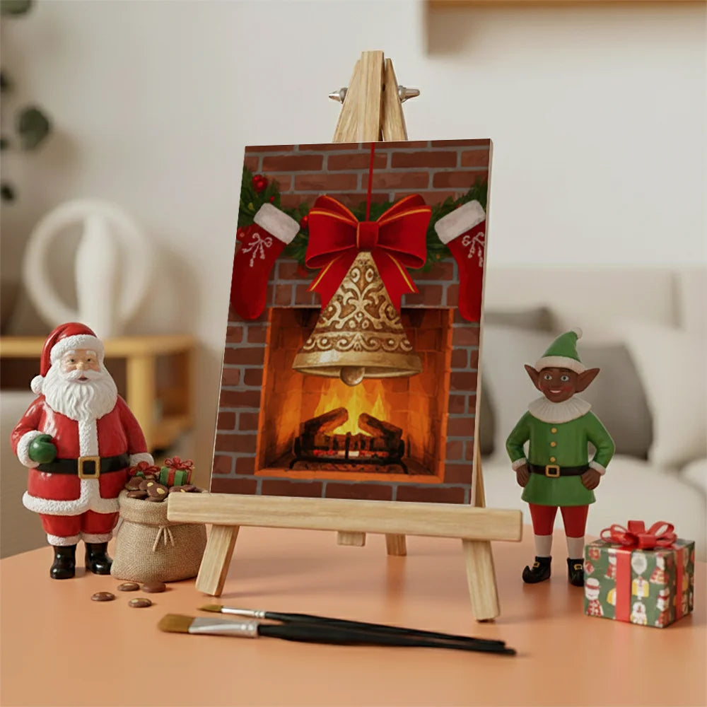 Måla efter siffror - 6 minimålningar | Set med abstrakta affirmationer