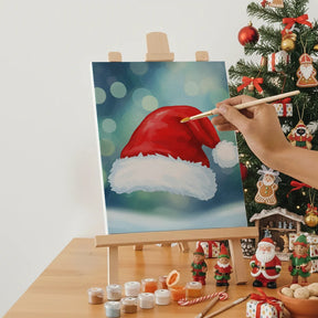 Måla efter siffror - 6 minimålningar | Set med abstrakta affirmationer