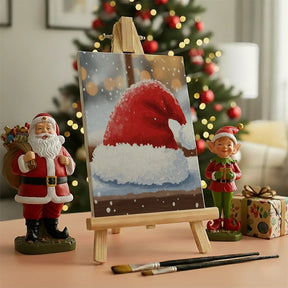 Måla efter siffror - 6 minimålningar | Set med abstrakta affirmationer