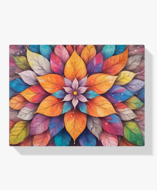 Malen nach Zahlen &#8211; Lebendiges Blatt-Mandala
