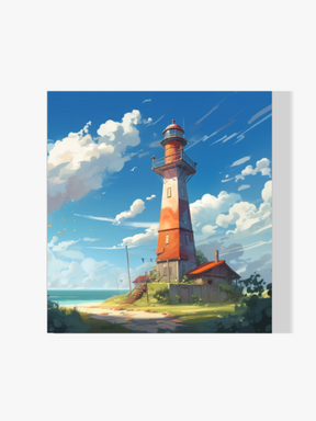 Leuchtturm - Malen nach Zahlen