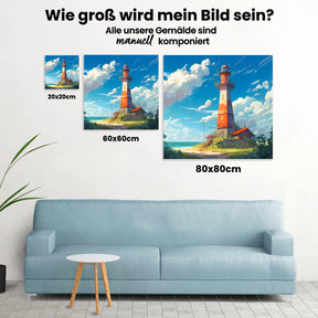 Leuchtturm - Malen nach Zahlen